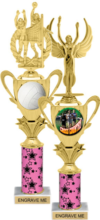 1/2 Cup Insert Riser Trophy on Marble Base [14 inch]