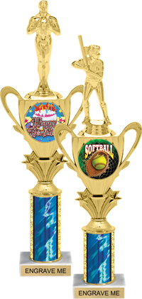 1/2 Cup Insert Riser Trophy on Marble Base [14 inch]