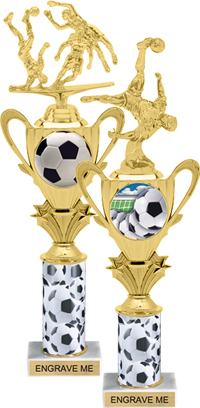 1/2 Cup Insert Riser Trophy on Marble Base [14 inch]