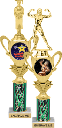 1/2 Cup Insert Riser Trophy on Marble Base [14 inch]