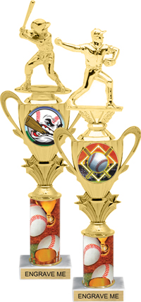 1/2 Cup Insert Riser Trophy on Marble Base [14 inch]