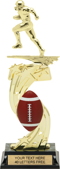 Football All-Star Sport Ball Riser Trophy [12 inch]
