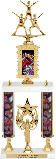 Trophy: Holographic Insert Riser 2-post w/ Trim [22 inch]