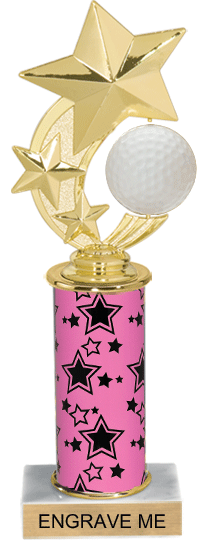 Golf Shooting Star Spinning Trophy [10 inch]