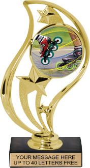 Insert Holder Torch Figure Trophy [6.75 inch]