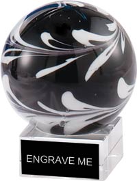 Globe Art Glass Award [4.5 inch]
