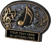 Music Burst Thru Ovals [6 x 4.5 inch] mini