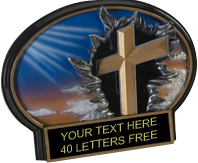 Religion Burst Thru Ovals [6 x 4.5 inch] mini