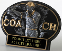 Coach Burst Thru Ovals - Male [7.25 x 5.25 inch] large