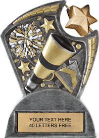Cheer Spinning Sport Resin Trophy [5.75 inch]