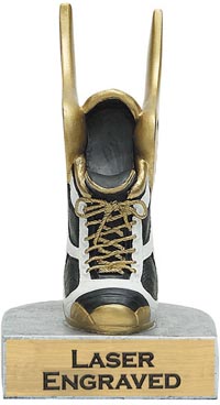 Track Painted Resin Theme Trophy [4 inch]