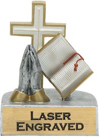 Religion Painted Resin Theme Trophy [4 inch]