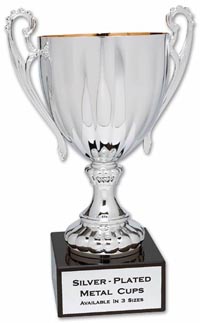 Silver-Plated Metal Cup [9 inch]