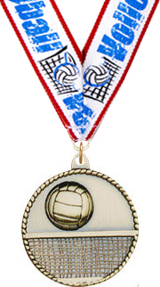 Volleyball Medal [2 inch]