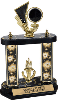 Spinning Hockey Two-Post Trophy [12 inch]
