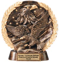 Eagle Super Dimensional Resin Trophy [7.25 inch] large