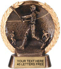 Softball Super Dimensional Resin Trophy - Female [6 inch] small