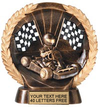 Go Kart Super Dimensional Resin Trophy [7.25 inch] large