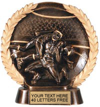Wrestling Super Dimensional Resin Trophy [7.25 inch] large