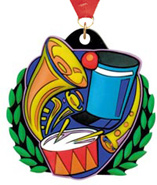 Band Colorflex Jr. Rubber Medal [2.25 inch]
