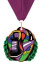 2.25 inch Cross Country Colorflex Jr. Rubber Medal