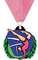 2.25 inch Gymnastics (F) Colorflex Jr. Rubber Medal