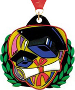 Graduate Colorflex Jr. Rubber Medal [2.25 inch]