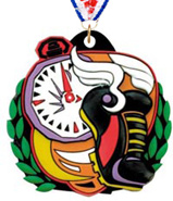 Track Colorflex Jr. Rubber Medal [2.25 inch]