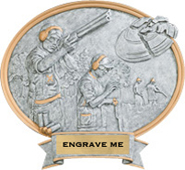 Trap Shooting Sport Legend Ovals [8 x 8.5 inch] large