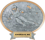 Skiing Sport Legend Ovals - Male
