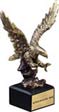 Gold Resin Eagle with open talons [small]