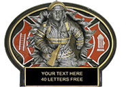 Fire Fighter Burst Thru Ovals - Male