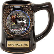 Black Ceramic Insert Award Mug [5 inch]