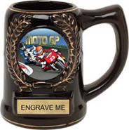 Black Ceramic Insert Award Mug [5 inch]