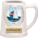 White Ceramic Insert Award Mug [5 inch]
