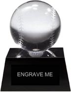 3.5 inch Baseball Crystal Sport Ball