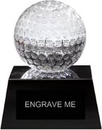 3.5 inch Golf Crystal Sport Ball