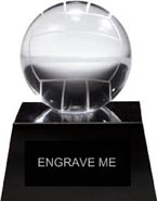 3.5 inch Volleyball Crystal Sport Ball