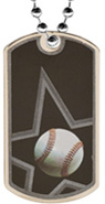 Baseball Dog Tag [2 inch]