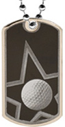 Golf Dog Tag [2 inch]