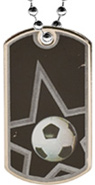 Soccer Dog Tag [2 inch]
