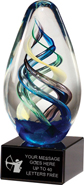 Egg-Shaped Art Glass Award [7.125 inch]