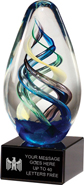 Egg-Shaped Art Glass Award [7.125 inch]