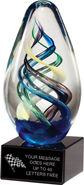 Egg-Shaped Art Glass Award [7.125 inch]
