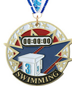 Swimming USA Sport Medal [2 inch]