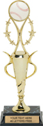 Baseball Color Sport Figure On Spiral Cup [15 inch]