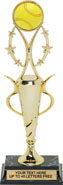 Softball Color Sport Figure On Spiral Cup [15 inch]