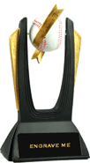 Baseball Hi-Top Spinning Ball Resin
