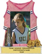 Cheer Jersey Painted Resin Photo Frame [7 x 5 inch]