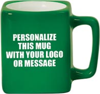 LazerMug Square Ceramic Mug
